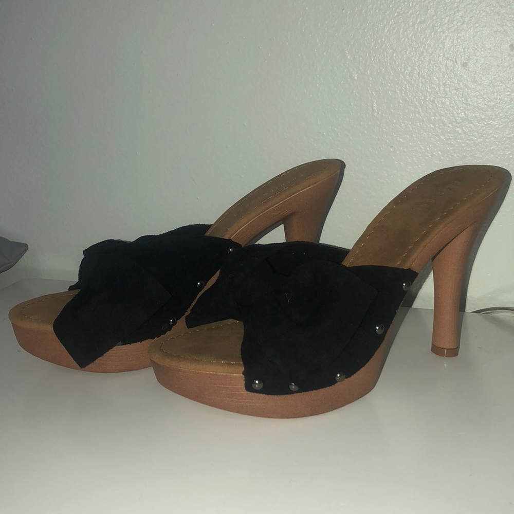 Wooden heels